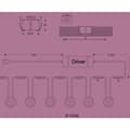 Miniatyrbilde 6 av 6: J&EL Terrassebelysning LED 6 x 0,4W IP67