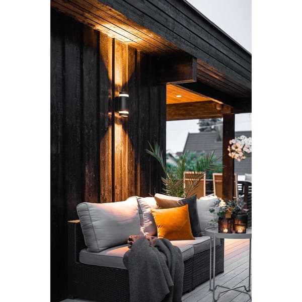 Namron Nemo vegglampe dobbel GU10 sort