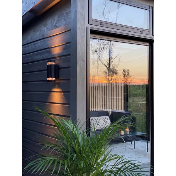 Namron Nemo vegglampe dobbel GU10 sort