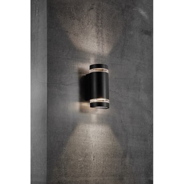 Namron Nemo vegglampe dobbel GU10 sort