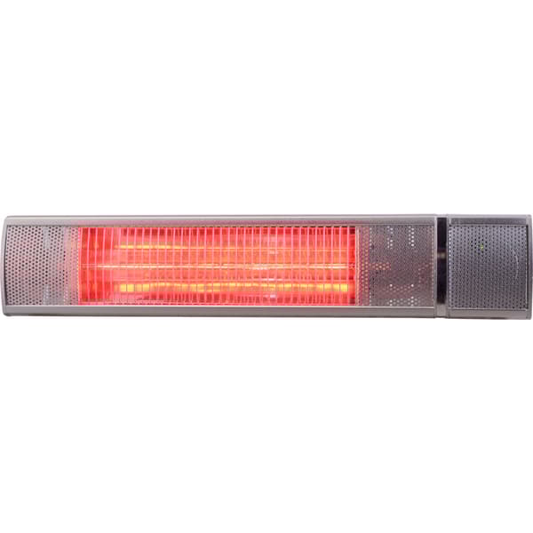 Namron Terrassevarmer m/Fjernkontroll 1500W Sølv