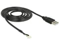 Pikkukuva 2 / 5: DeLOCK USB 2.0 A M / 5 pin V5 1.5m, 1,5 m, Musta, 5 pin SMT, USB 2.0 A, Uros/uros