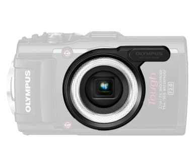 Olympus LG-1, TG-5, TG-4, TG-3, TG-2, TG-1, Musta, Valkoinen, 9 g, 68 mm, 54 mm, 10 mm