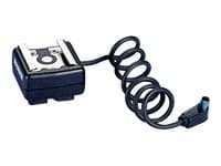 Kaiser - Adapter för blixtsynkronisering - PC-terminal hane till hot shoe hona - 30 cm