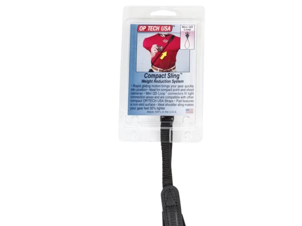 OP/TECH USA Compact Sling, Digitalt kamera, Neopren, Sort, 1,13 kg, 73,7 cm