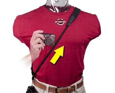 OP/TECH USA Compact Sling, Digitalt kamera, Neopren, Sort, 1,13 kg, 73,7 cm