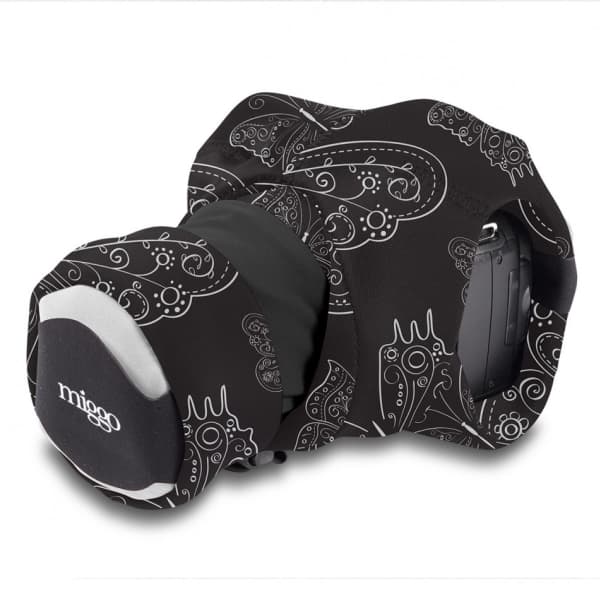 miggo Grip &amp; Wrap, Digitalt kamera, Elastan, Neopren, Sort, DSLR, 41 cm, 140 mm