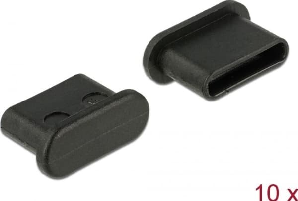 DeLOCK 64014, USB Type-C, Musta, Polyeteeni (PE), 6,5 mm, 9,8 mm, 4 mm