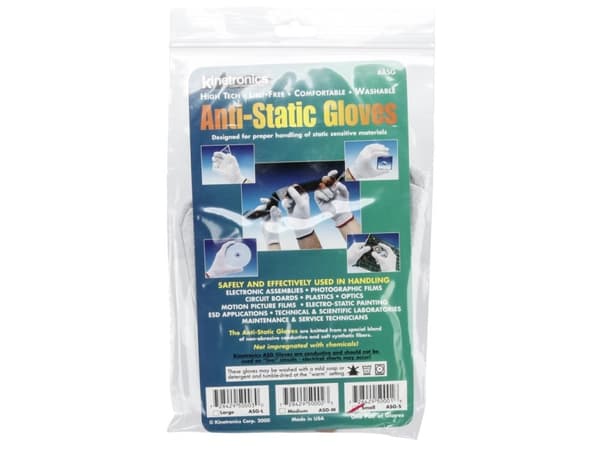 Kinetronics Anti-Static Gloves Small - Antistatiske handsker