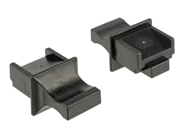 Delock Dust Cover for RJ45 - Støvdeksel - svart (en pakke 10)