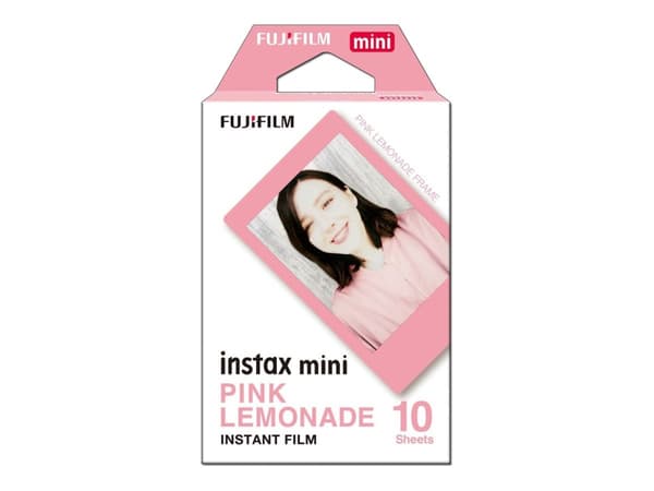 Fujifilm Instax Mini Pink Lemonade - Färgfilm för snabbframkallning - instax mini - ISO 800 - 10 exponeringar