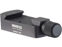 Novoflex Q=Mount Mini, Snabbkopplingsplatta, Grå, Gjuten aluminium, 1/4", 75 mm, 25 mm