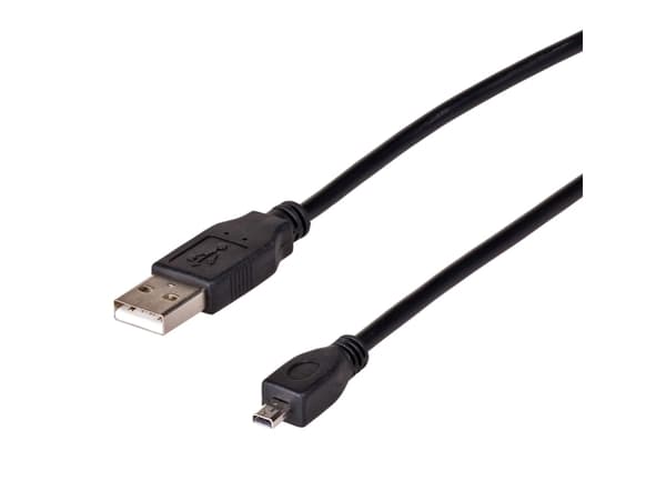 Akyga AK-USB-20 - Datakabel - UC-E6 connector hann til USB hann - 1.5 m - svart