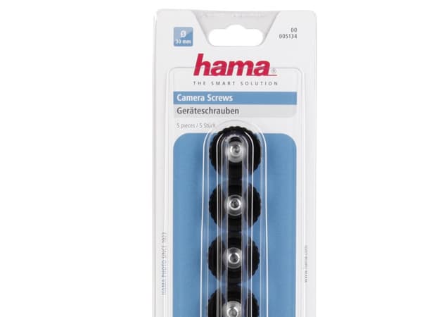 Hama Camera Screws, 11 mm, Svart, 2,54 cm (1"), 30 x 30 x 11 mm
