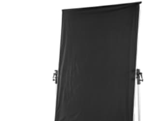 Walimex Pro Rolling Reflector Panel - Reflektor/diffuser - sort/sølv/hvid - syntetisk fiber - 150 cm x 200 cm