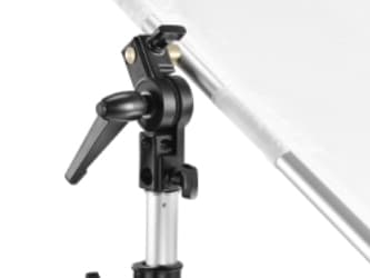 Walimex Pro Rolling Reflector Panel - Reflektor/diffuser - sort/sølv/hvid - syntetisk fiber - 150 cm x 200 cm