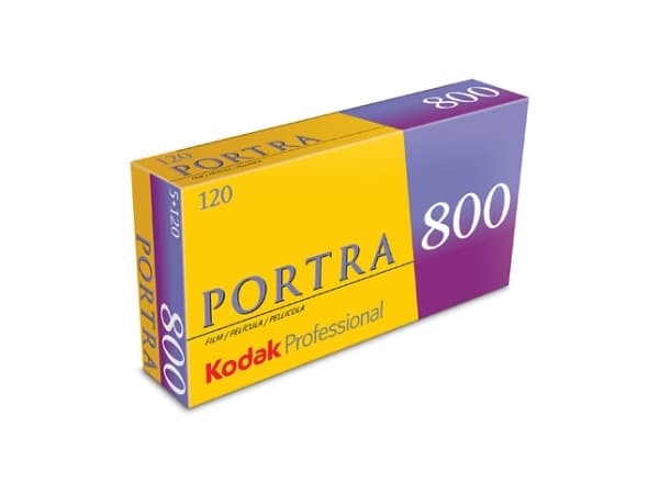 Kodak PROFESSIONAL PORTRA 800 - Färgfilm - 120 (6 cm) - ISO 800 - 5 rullar