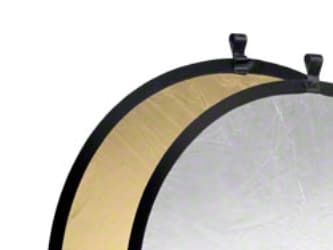 Walimex Foldable Reflector - Sammenfoldbar reflektor - sølv/gull - Ø107 cm