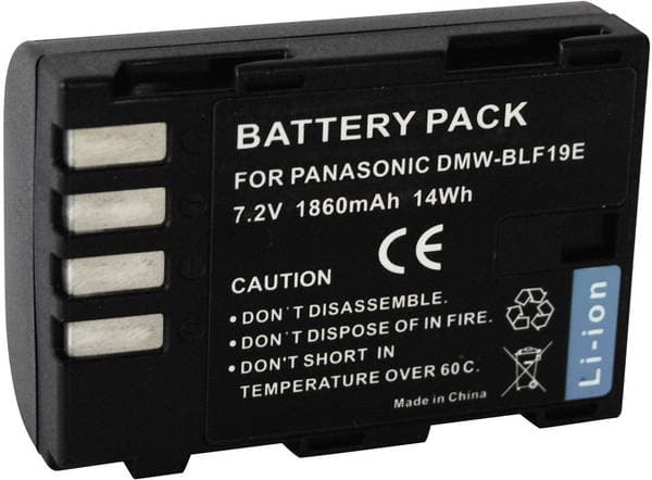 Conrad DMW-BLF19, Panasonic, 1500 mAh, 7,2 V, Lithium-Ion (Li-Ion)