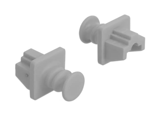 Delock for RJ45 - Støvdeksel - grå (en pakke 10)