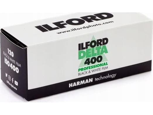 Ilford Delta 400 Professional - Film för svartvita foton - 120 (6 cm) - ISO 400