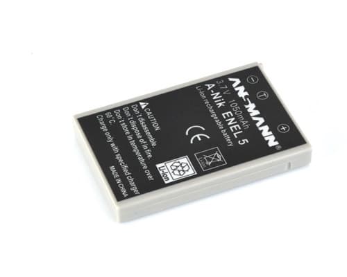 Ansmann Li-Ion battery packs A-Nik EN EL 5, 850 mAh, 3,7 V, Lithium-Ion (Li-Ion)