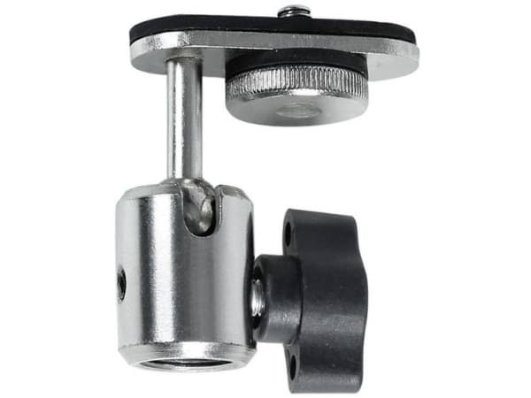 adam hall DCAM1, Shoe-monteringsadapter, Sort, Sølv, Stål, 3 kg, 5/8", 140 g