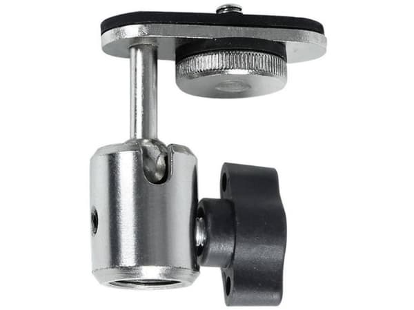 adam hall DCAM1, Shoe-monteringsadapter, Sort, Sølv, Stål, 3 kg, 5/8", 140 g
