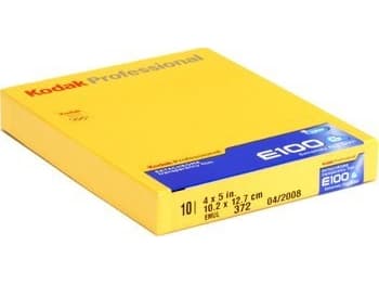 Kodak PROFESSIONAL EKTACHROME E100G - Fargefilmbånd - 4 x 5" - ISO 100 - 10 ark