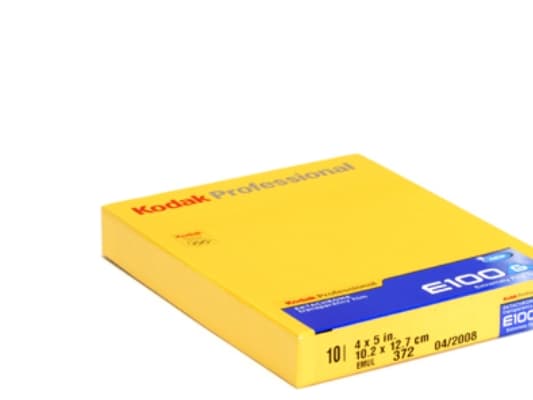 Kodak PROFESSIONAL EKTACHROME E100G - Fargefilmbånd - 4 x 5" - ISO 100 - 10 ark