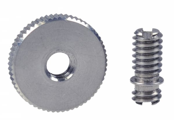 Kaiser Fototechnik 6014, Adapter till skofäste, Rostfritt stål, Rostfritt stål, 1/4", 16 mm