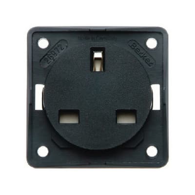 W4 Berker 13 Amp 3 Pin Socket (UK Plug)