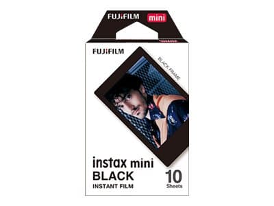Fujifilm Instax Square BLACK - Hurtigvirkende fargefilm - ISO 800 - 10 eksponeringer