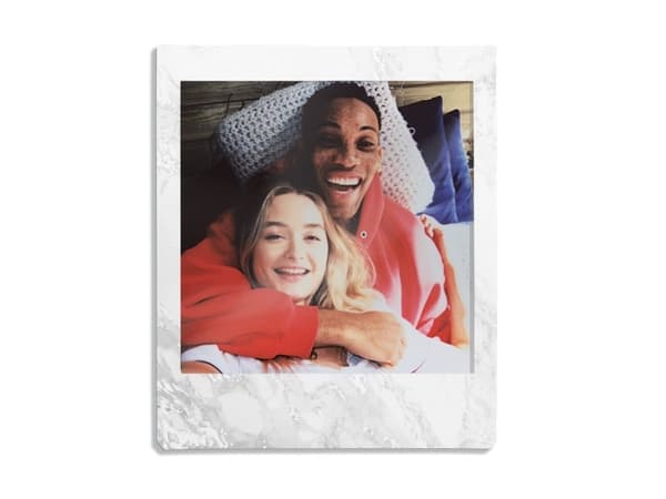 Fujifilm Instax Square White Marble - Färgfilm för snabbframkallning - 10 exponeringar