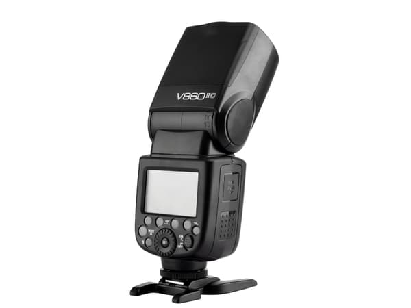 Godox V860II-C KIT, 1,5 s, Trådløse forbindelser, 32 kanaler, 540 g, Kompakt blits