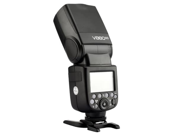 Godox V860II-C KIT, 1,5 s, Trådløse forbindelser, 32 kanaler, 540 g, Kompakt blits