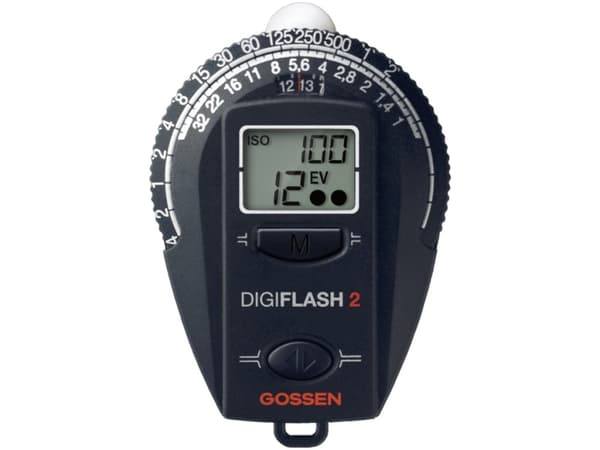 Gossen Digiflash 2, 50 mm, 23 mm, 75 mm, 40 g, 9 V, -10 - 60 °C