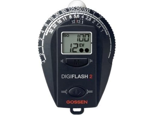 Gossen Digiflash 2, 50 mm, 23 mm, 75 mm, 40 g, 9 V, -10 - 60 °C