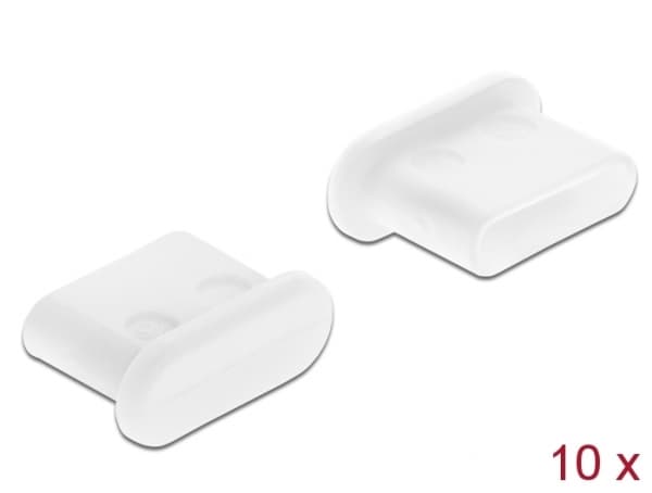 DeLOCK 64095, USB Type-C, Polyeteeni (PE), Valkoinen, 6,5 mm, 9,8 mm, 4 mm