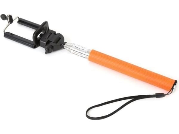 Selfiestick Omega Selfie Stick Platinet Sport Teleskopstang Oransje (OMMPKO)