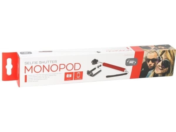 Selfie stick Omega Kijek Do Selfie Platinet Sport Telescopic Pole Stick Czerwony (OMMPKR)
