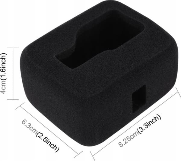 Puluz vindskjerm for Gopro Hero 8 Black