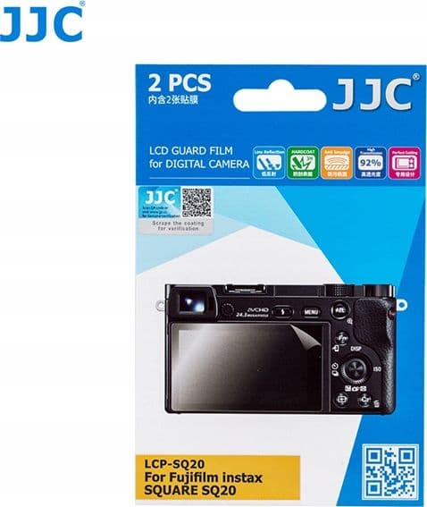JJC 2x Lcd Screen Protector For Fuji Instax Square Sq20