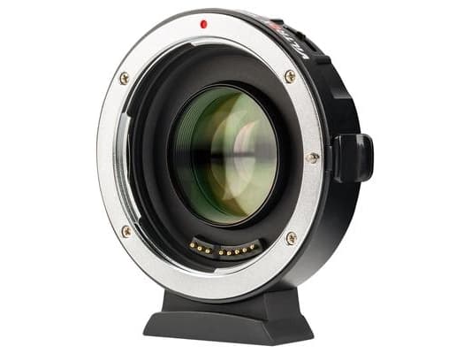 VILTROX EF-M2 II, Canon EF, M4/3, 6,7 cm, Svart, Silver, 0,71x, 118 g