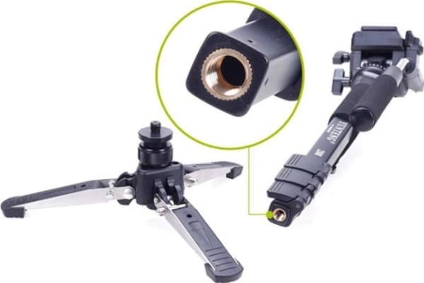 YUNTENG Monopod 2in1 med ben och oljehuvud / Video / Gopro Hero 7