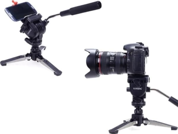 YUNTENG Monopod 2in1 med ben och oljehuvud / Video / Gopro Hero 7