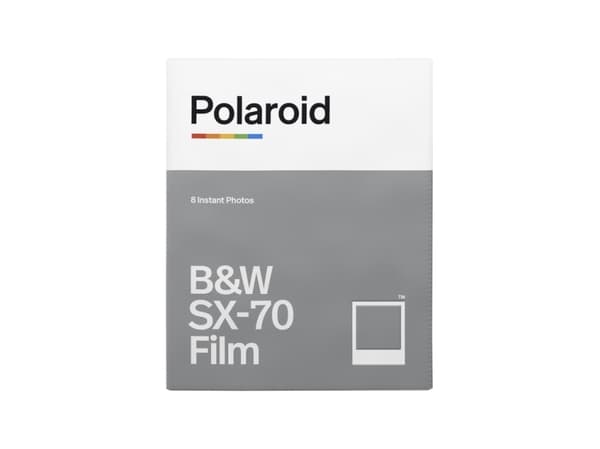 Polaroid - Svart/hvit hurtigvirkende film - SX-70 - ASA 160 - 8 eksponeringer