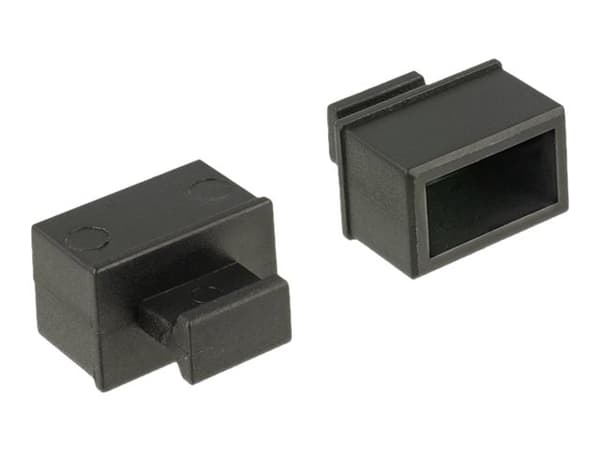 Delock Dust Cover for SFP - Dammskydd - svart (paket om 10)