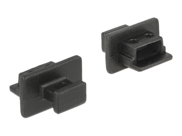 Delock Dust Cover for USB 2.0 Type Mini-B Female - Støvdeksel - svart (en pakke 10)
