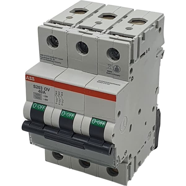 Overbelastningsvern S203-OV40A 3p ABB